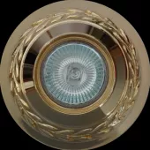 Helios Светильник точечный MR16, 50W золотоD110mm H30mm (встр. D50mm H20mm)