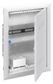 Abb STJ Шкаф мультимедийный с дверью с вентиляционными отверстиями и DIN-рейкой UK620MV (2 ряда)