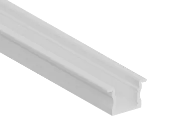 Встраиваемый алюминиевый профиль 23х14,5х2000 мм. Цвет: Белый. RAL9003