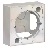 Коробка для накладного монтажа (комбинируемая) Schneider Electric Atlas Design, жемчуг