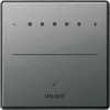 Светорегулятор клавишный Gira Edelstahl универсальный (в т.ч. для led и клл), без нейтрали / с нейтралью, нержавеющая сталь