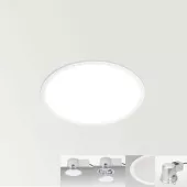 Arkos Light светильник встраиваемый MINIFOX, без лампы, D 137mm, min. глубина 147mm, 1х18W GX24q-2, цвет W, поликарбонат