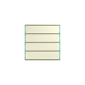 Сенсорный кнопочный модуль KNX, 4 группы, полярный белый