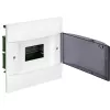 Пластиковый щиток на  6 модулей Legrand Practibox S для встраиваемого монтажа в полые стены, цвет двери дымчатый