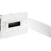 Пластиковый щиток на 12 модулей Legrand Practibox S для встраиваемого монтажа в полые стены, цвет двери белый