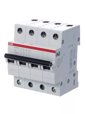 Автоматический выключатель ABB SH200L, 4 полюса, 10A, тип C, 4,5kA