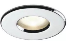 Leonardo Beauty Light Светильник встраиваемый, D80mm, GU5.3 max 20W или LED, цвет хром, лампа и тран