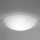 Fabbian Светильник потолочный Teorema 1х100W/E27 белое стекло