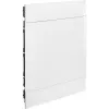 Пластиковый щиток на 54 модуля (3х18) Legrand Practibox S для встраиваемого монтажа в твёрдые стены, цвет двери белый