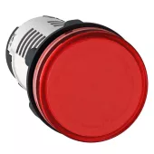 Сигнальная лампа со светодиодом 230В красная