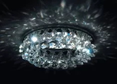 Точечный светильник Crystal Sky Donolux хром crystal