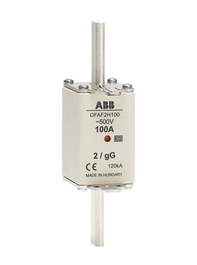 Abb SGC Предохранитель OFAF2H80 80A тип gG размер2, до 500В